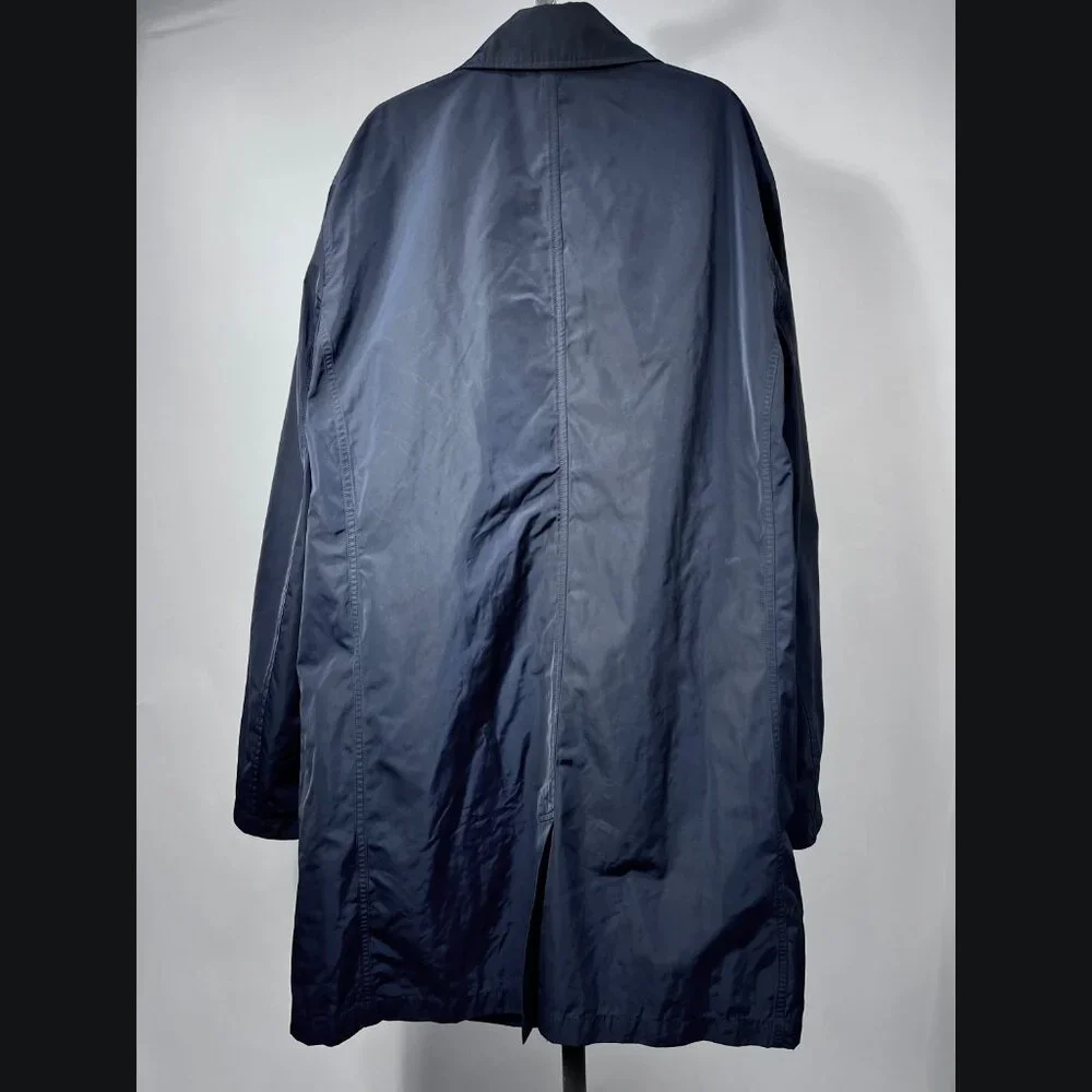 NWT JACK SPADE New York Navy Blue Packable Trench Coat‎ XL
